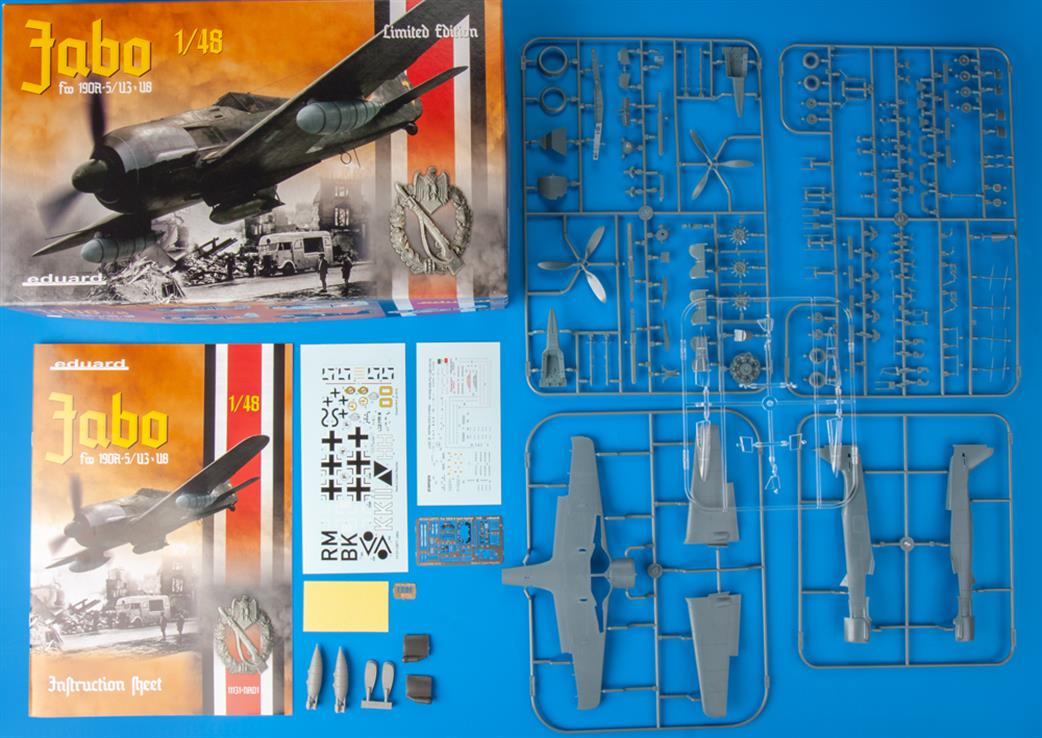 Eduard 1/48 11131 Fw 190A-5 U3-U8 Jabo Limited Edition Quality Plastic Kit