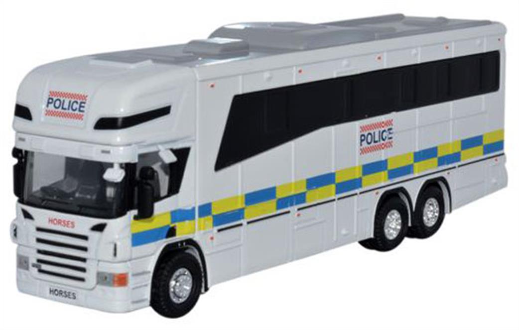 Oxford Diecast 1/76 76SCA02HB Scania Horsebox Police