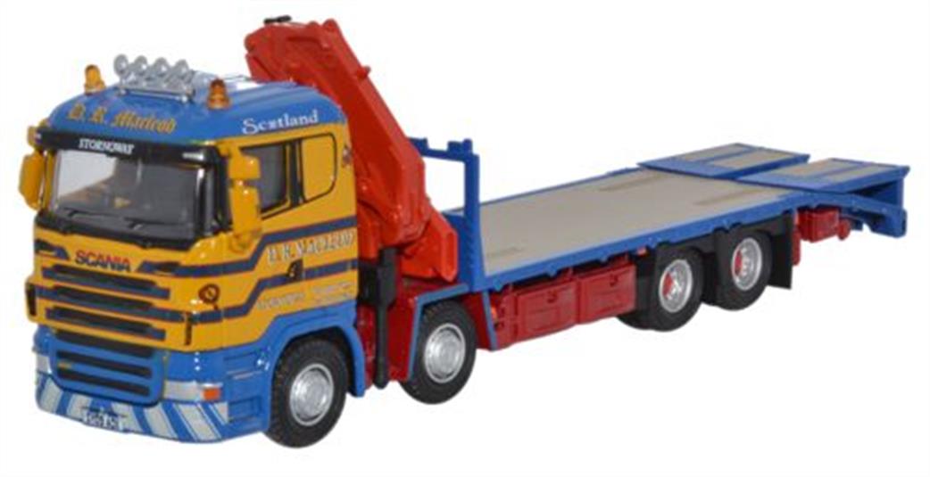Oxford Diecast 1/76 76SCL001 Scania Crane Lorry D R McLeod