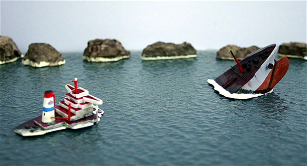 Coastlines CL-SA14 Amoco Cadiz shipwreck, 1978 1/1250