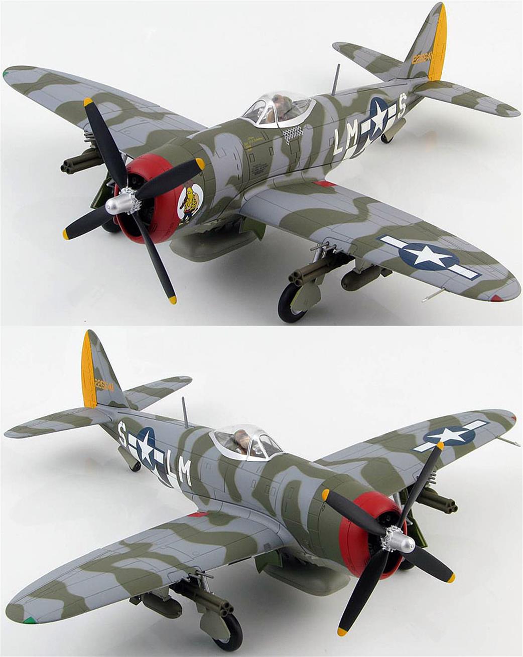 Hobby Master 1/48 HA8407NPQ P-47D Thunderbolt  56th FG Col. David Schilling, England June 1944