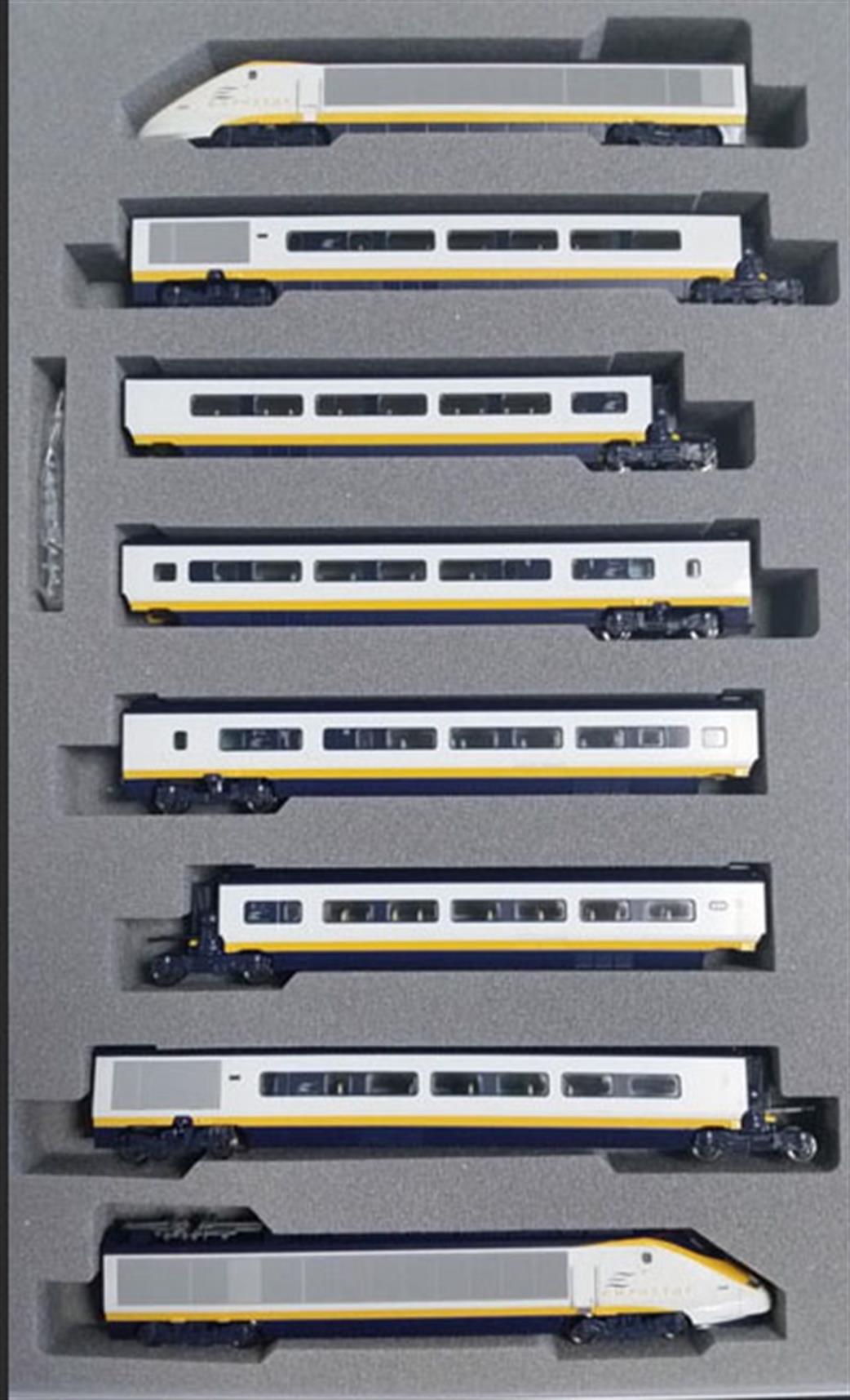 Kato N K10-1295 Eurostar Class 373 005/006 Classic 8 Car Powered Set
