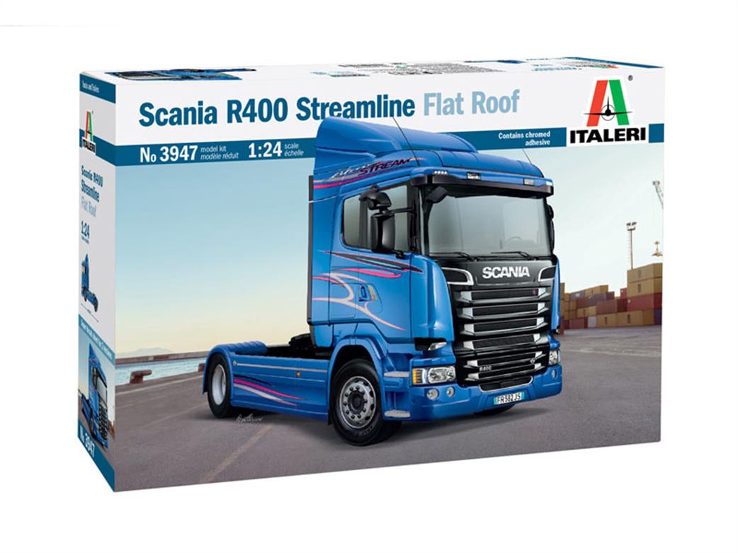 Italeri 1/24 3947 Scania R400 Streamline Flatroof Truck Cab Kit