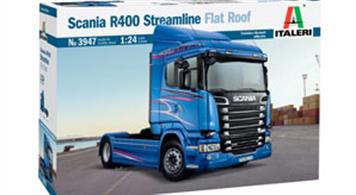 Italeri 3947 1/24th Scania R400 Streamline Flatroof Truck Cab Kit