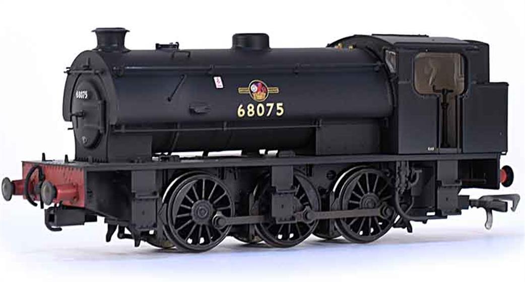 EFE Rail OO E85001 BR 68075 J94 Class Austerity 0-6-0ST BR Black Late Crest Weathered