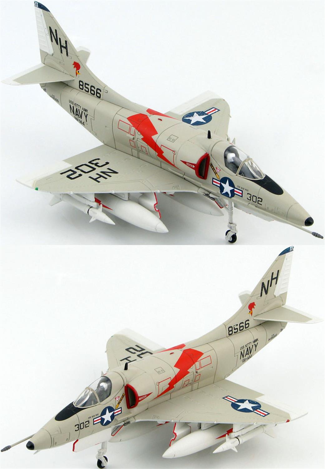 Hobby Master 1/72 HA1423 Douglas A-4C Skyhawk 148566 VA-144 Roadrunners USS Kitty Hawk 1960s