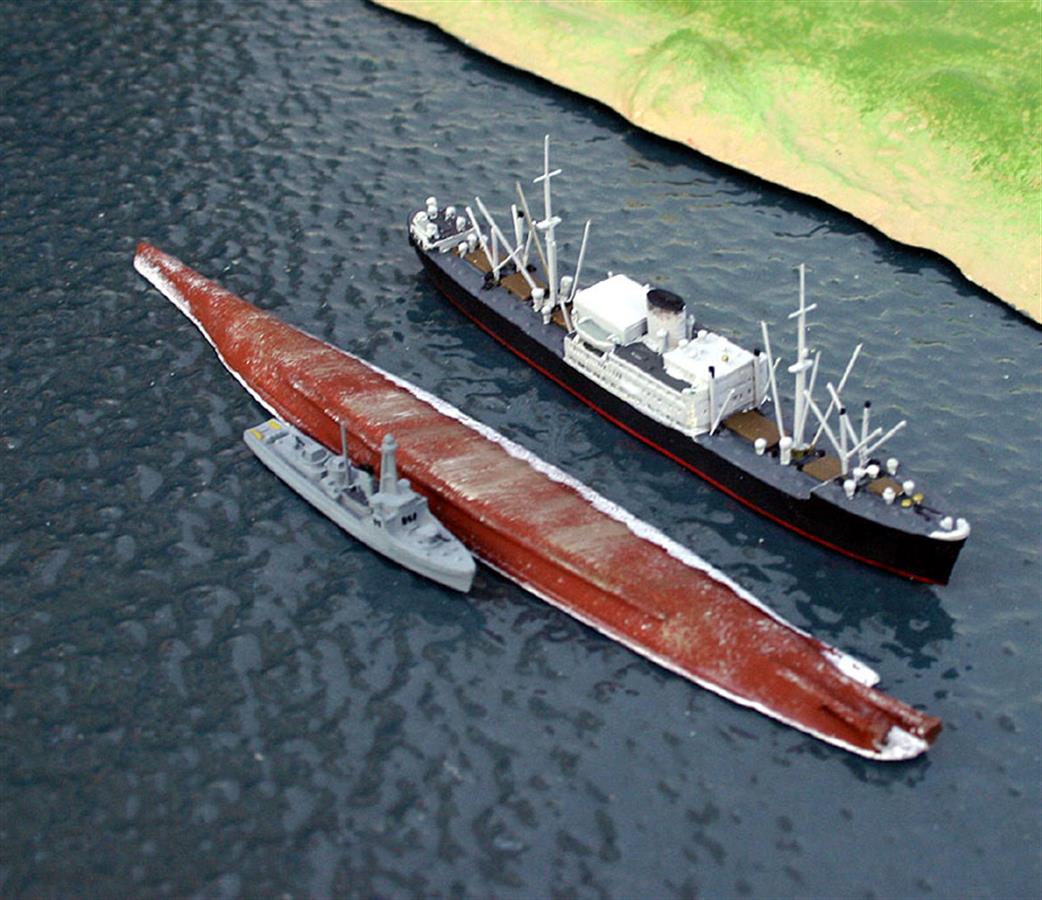 Coastlines 1/1250 CL-SA12 Tirpitz, capsized battleship, Tromso, 1944-46