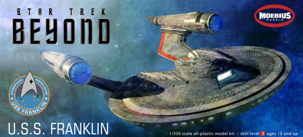 Moebius MMK975 USS Franklin from the film Star Trek Beyond 1/350