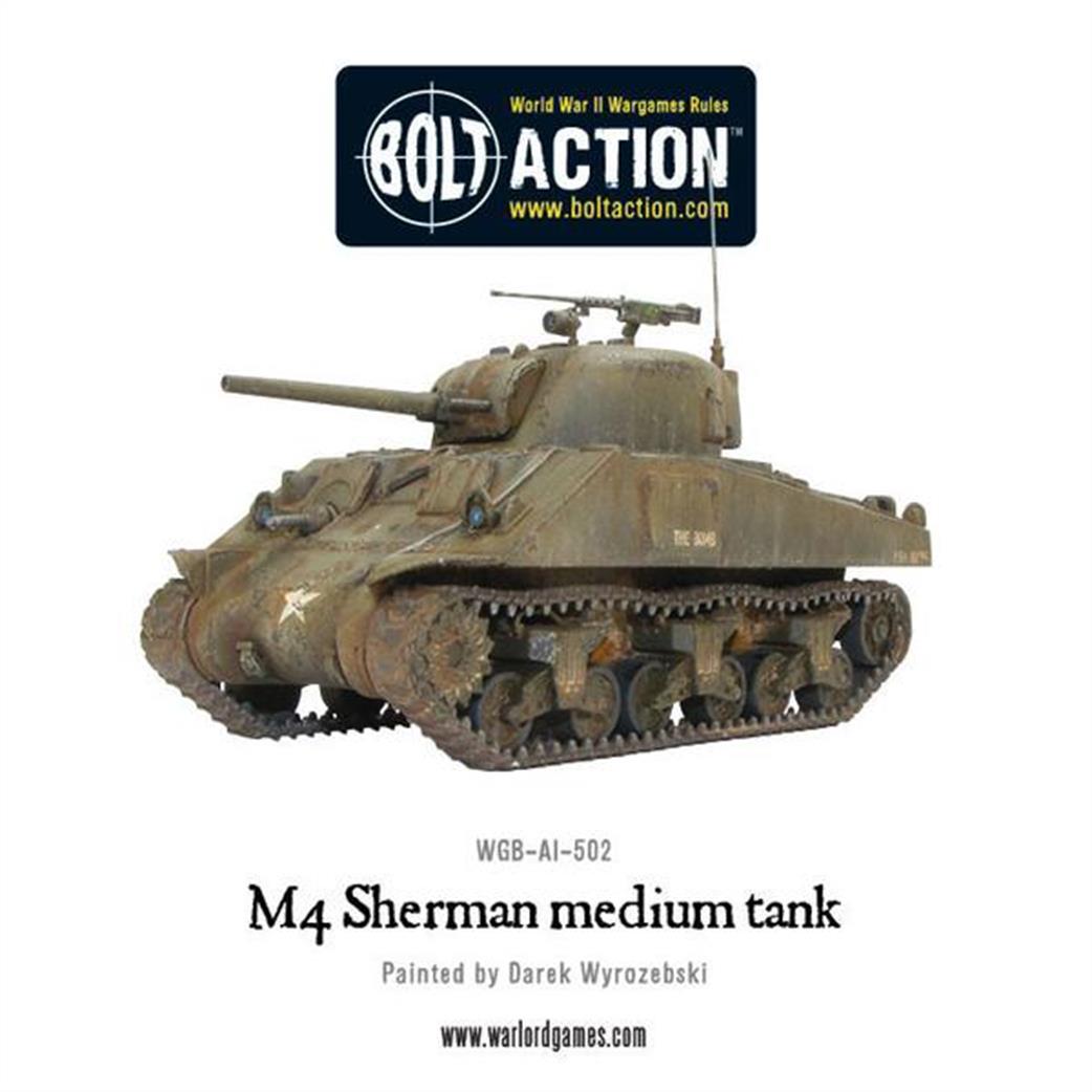 Warlord 402013006 Bolt Action M4 Sherman Medium Tank Kit 28mm