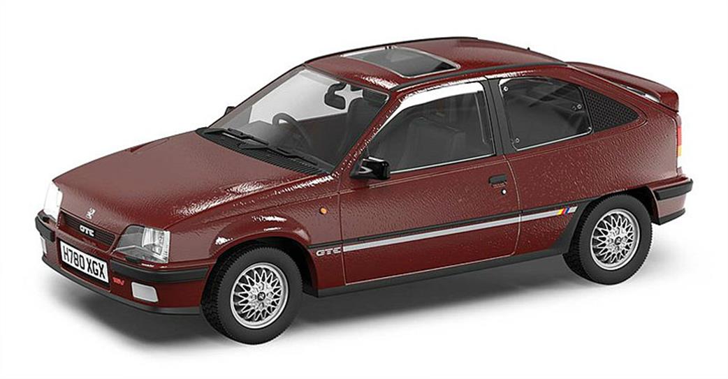 Corgi 1/43 VA13205A Vauxhall Astra Mk2 GTE 16-Valve Leather Edition 'Champion'. Bordeaux Red