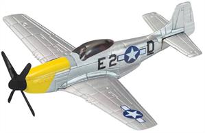 P-51 Mustang from the Showcase Collection CS90627 is a quality die-cast model aircraft suitable for younger collector. Wingspan 102mm