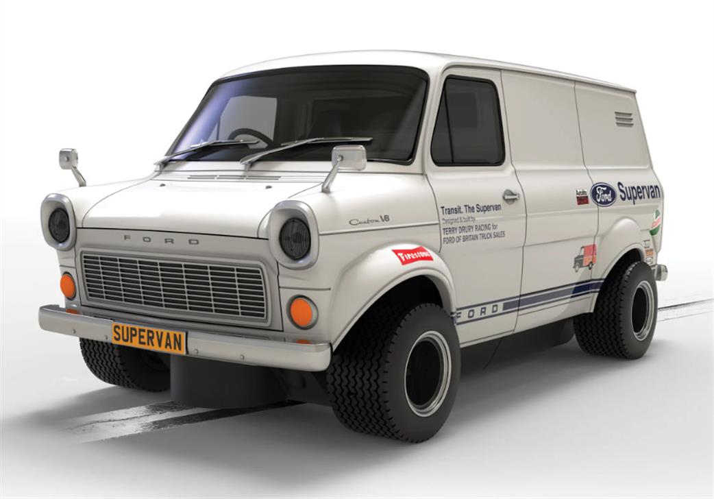 Scalextric 1/32 C4650 Ford Transit Mk 1 Supervan Slot Car Model
