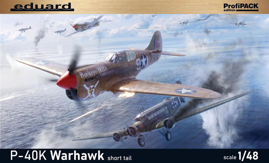 Eduard 1/48 82243 P-40K Warhawk Short Tail ProfiPACK Plastic Kit