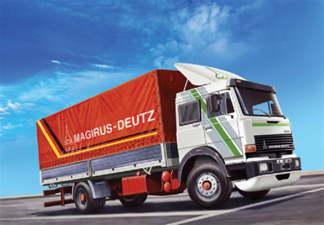 Italeri 1/24 3912 Magirus Deutz 360M19 Canvas Truck Kit