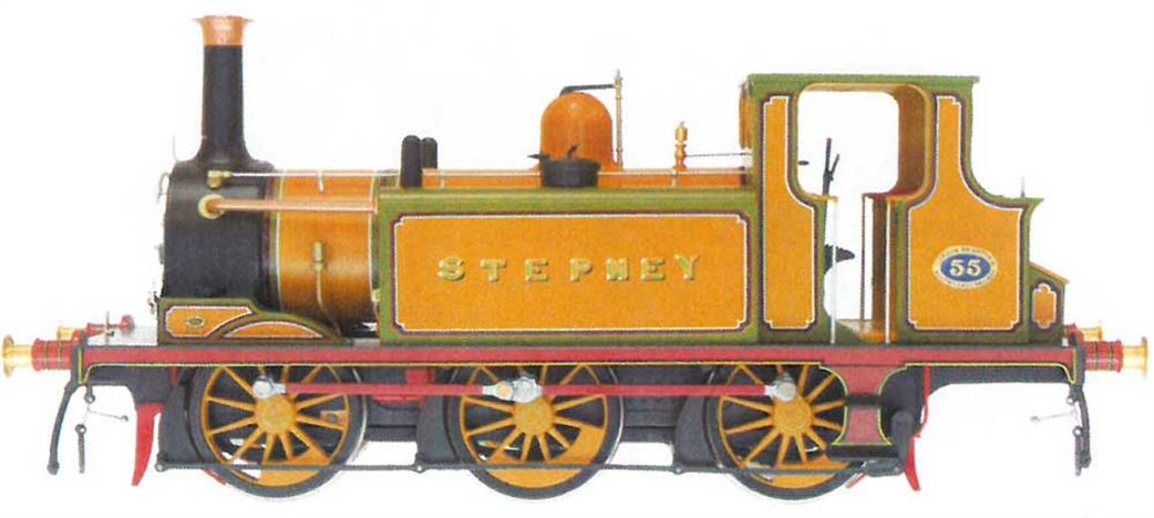 Dapol 7S-010-020S LBSC 55 Stepney A1 Class Terrier 0-6-0T Locomotive Improved Engine Green DCC & Sound Fitted O Gauge