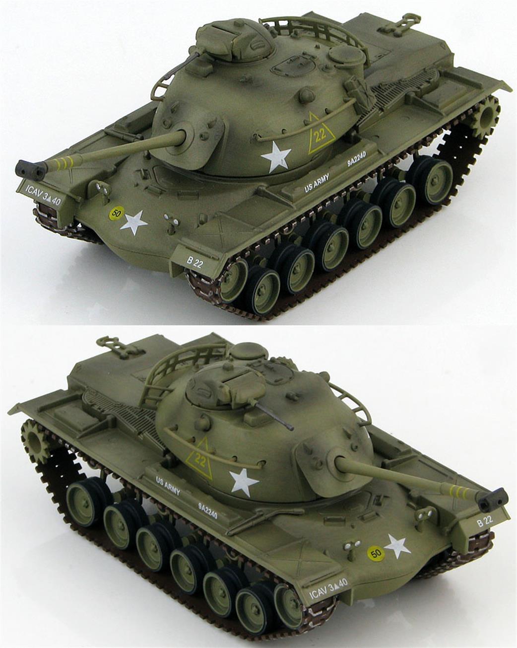 Hobby Master 1/72 HG5506 M48A2 Patton medium tank 1st Cavalry Division., US Army, Korea 1963