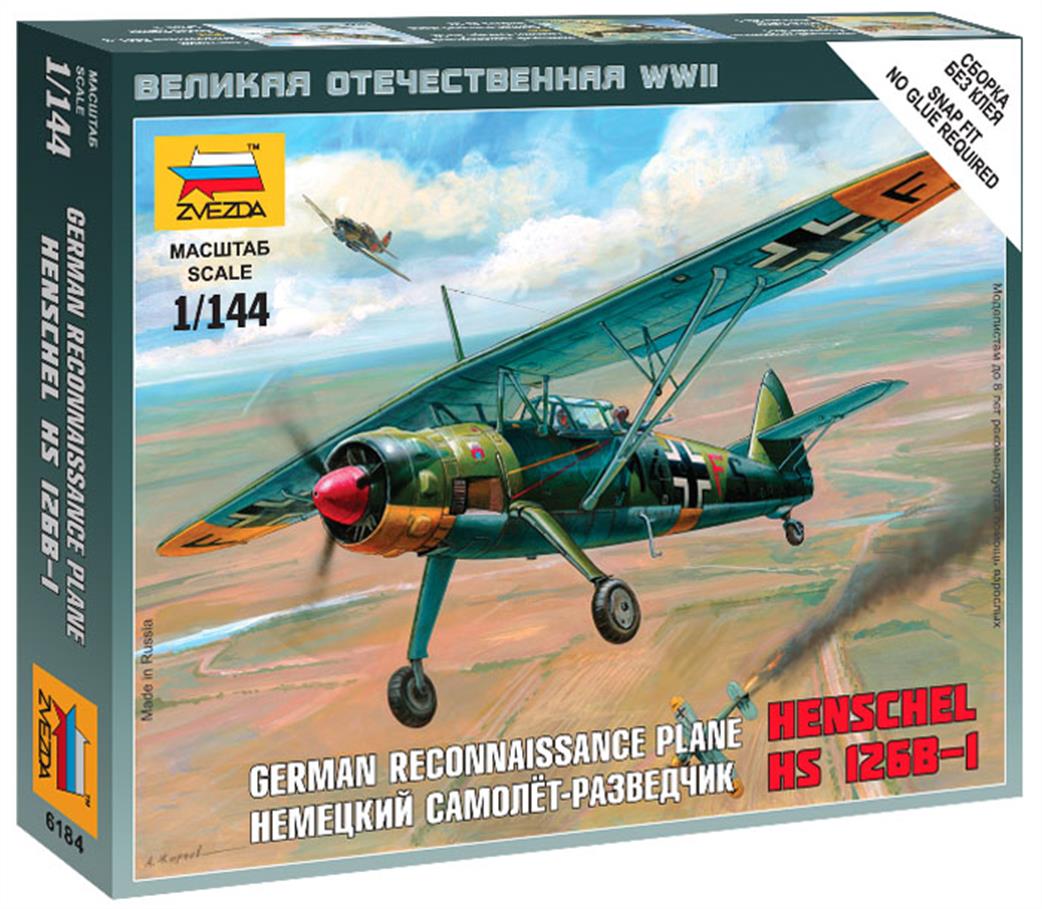 Zvezda 1/144 6184 German Henschel 126b