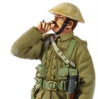 W Britain WW1 1916-17 British Infantry Figure Standing SmokingTime for a quick fag!1/30 ScaleMatt Finish