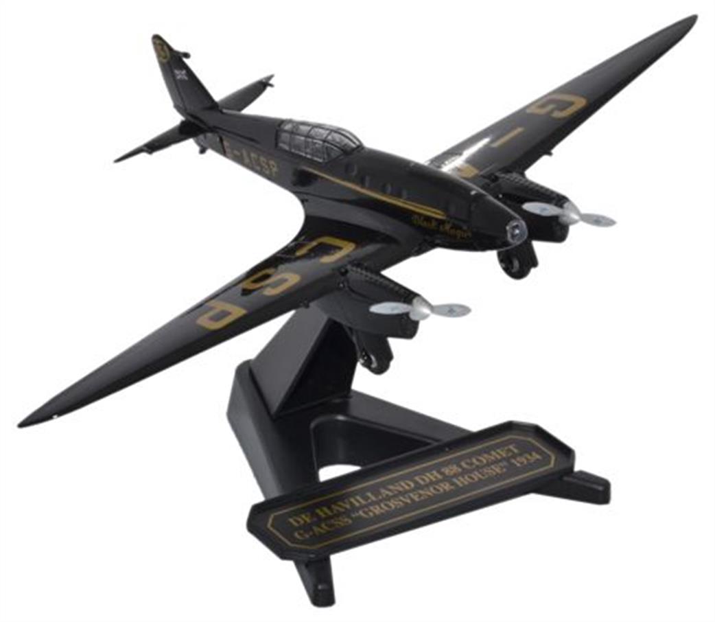 Oxford Diecast 1/72 72COM001 DH 88 Comet G-ACSP Black Magic