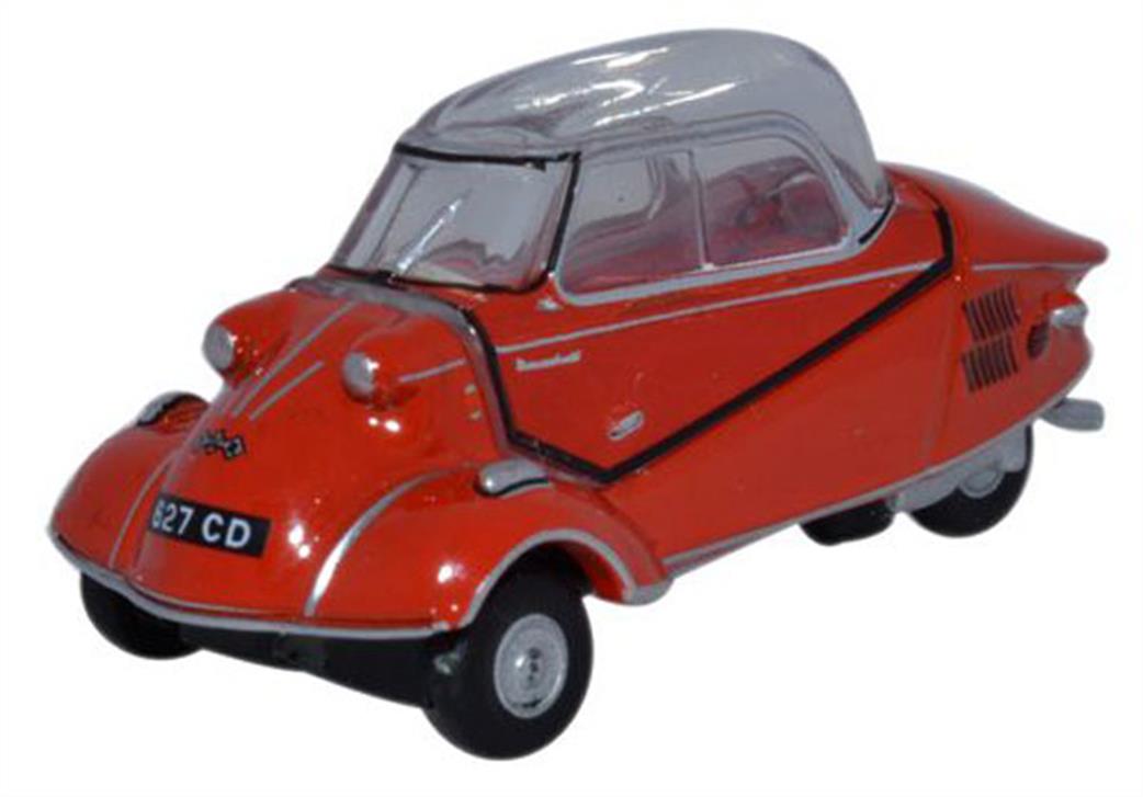 Oxford Diecast 1/76 76MBC001 Messerschmitt KR200 Bubble Car Rouge Sarde