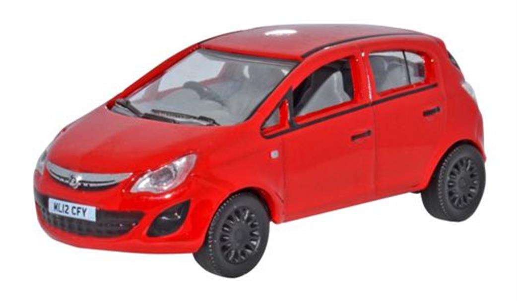 Oxford Diecast 1/76 76VC003 Vauxhall Corsa Red