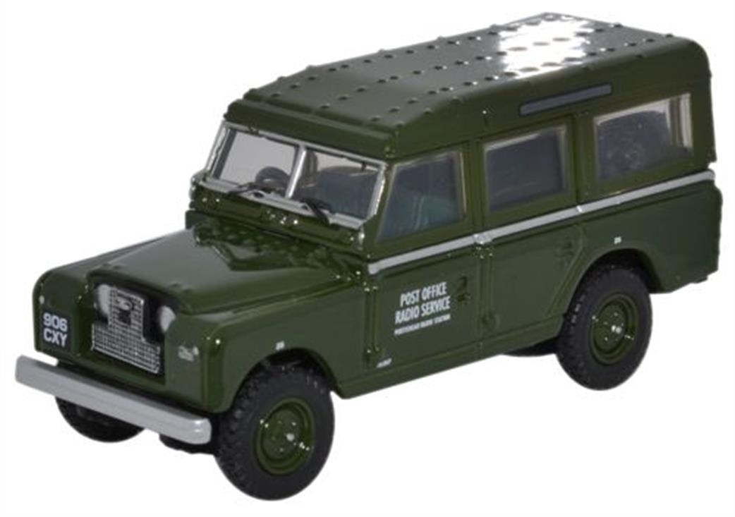 Oxford Diecast 76LAN2006 Land Rover Series II LWB Station Wagon Post Office Telephones 1/76
