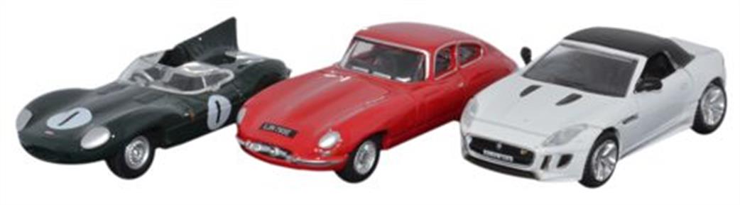 Oxford Diecast 1/76 76SET19 Jaguar Sports Car Set D E F Types