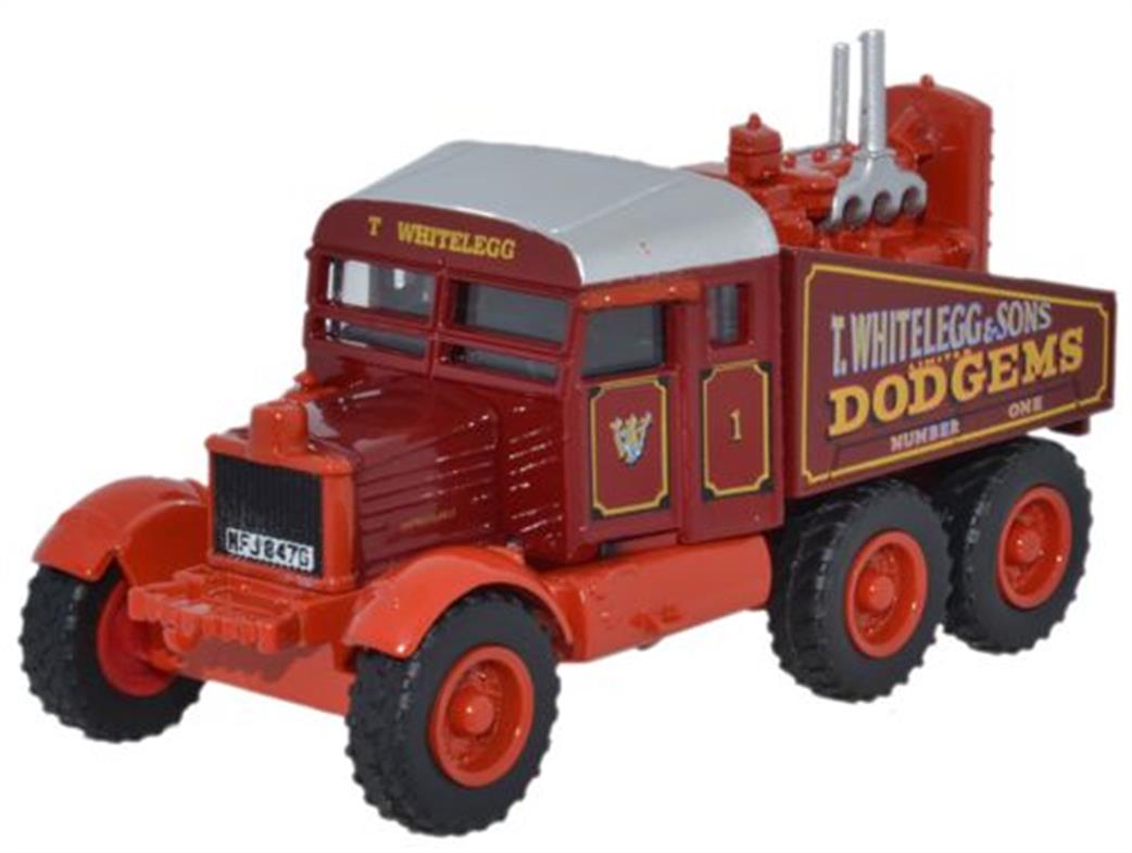 Oxford Diecast 1/76 76SP012 Scammell Pioneer Whiteleggs with Tow Hook