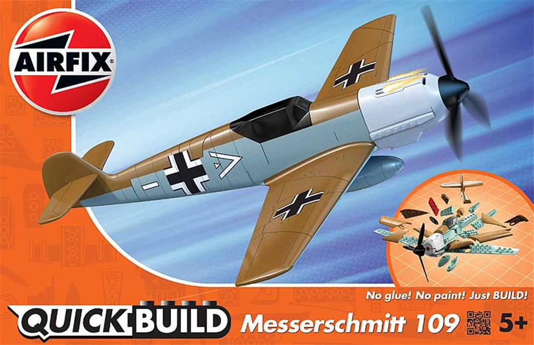 Airfix  J6012 Quickbuild Messerschmitt 109 Clip together Model