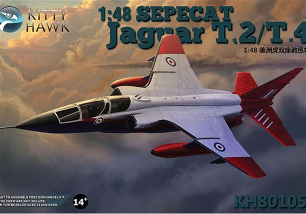 Kitty Hawk 1/48 KH80105 Sepecat Jaguar T.2/T4 Plastic Kit