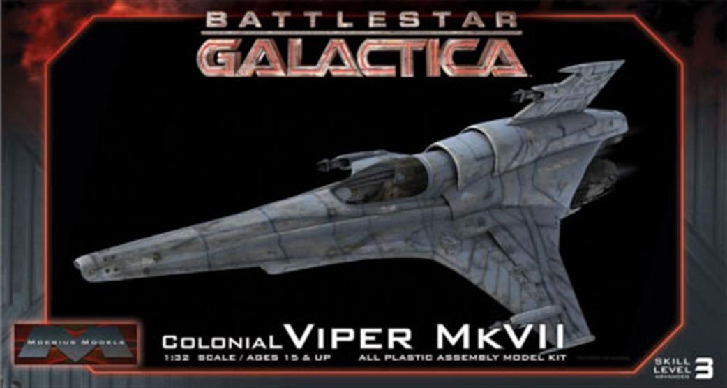 Moebius 916 Battlestar Galactica Colonial Viper MkVII
