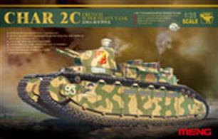 Meng TS009 1/35 Scale French CHAR 2C Super heavy TankDimensions - Length 293mm Width 85mm.