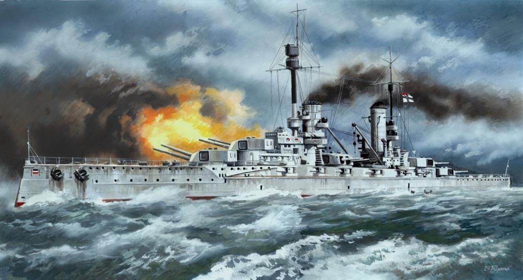 ICM 1/350 S.003 WW1 German Battleship Kronprinz Kit