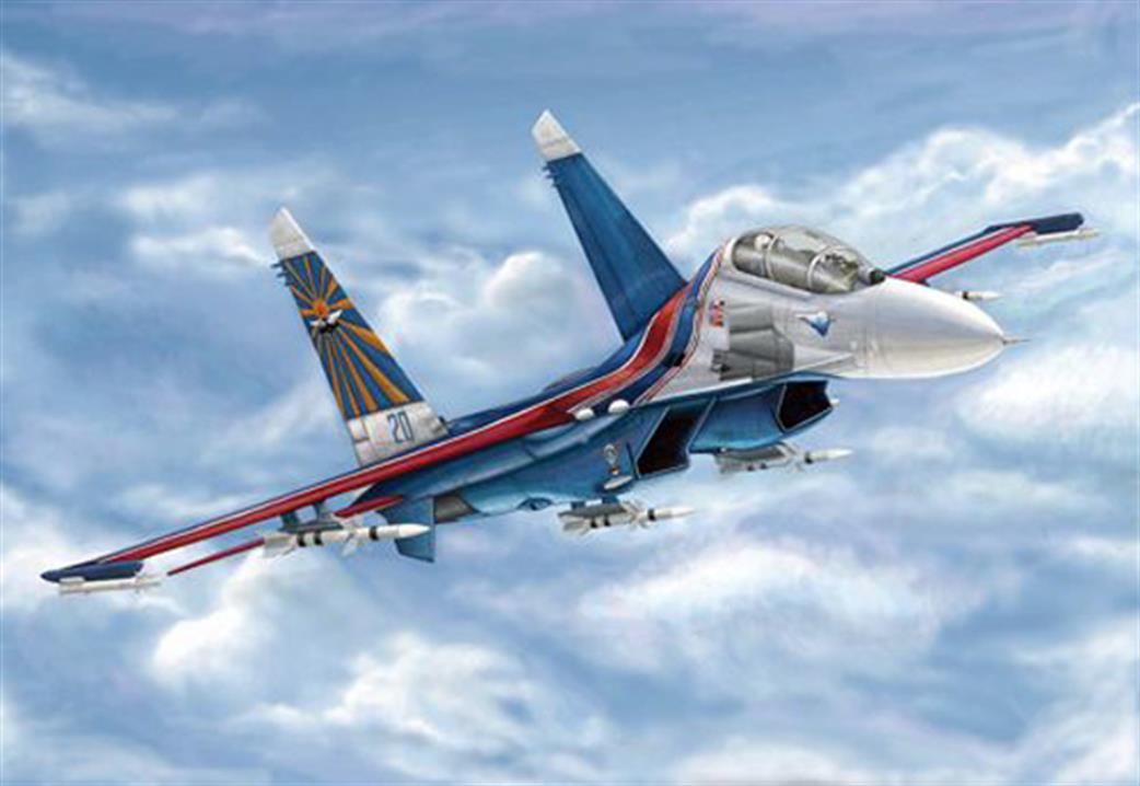 Trumpeter 1/144 03916 Soviet Sukhoi Su-27UB Flanker C Fighter kit