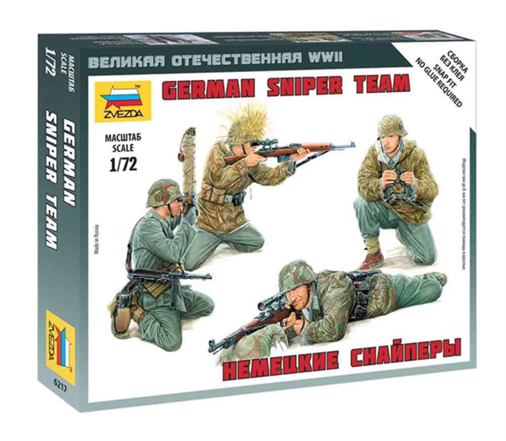 Zvezda 1/72 6217 German Sniper Team
