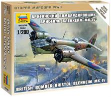 Zvezda 1/200 British Bristol Blenheim Bomber kit 6230