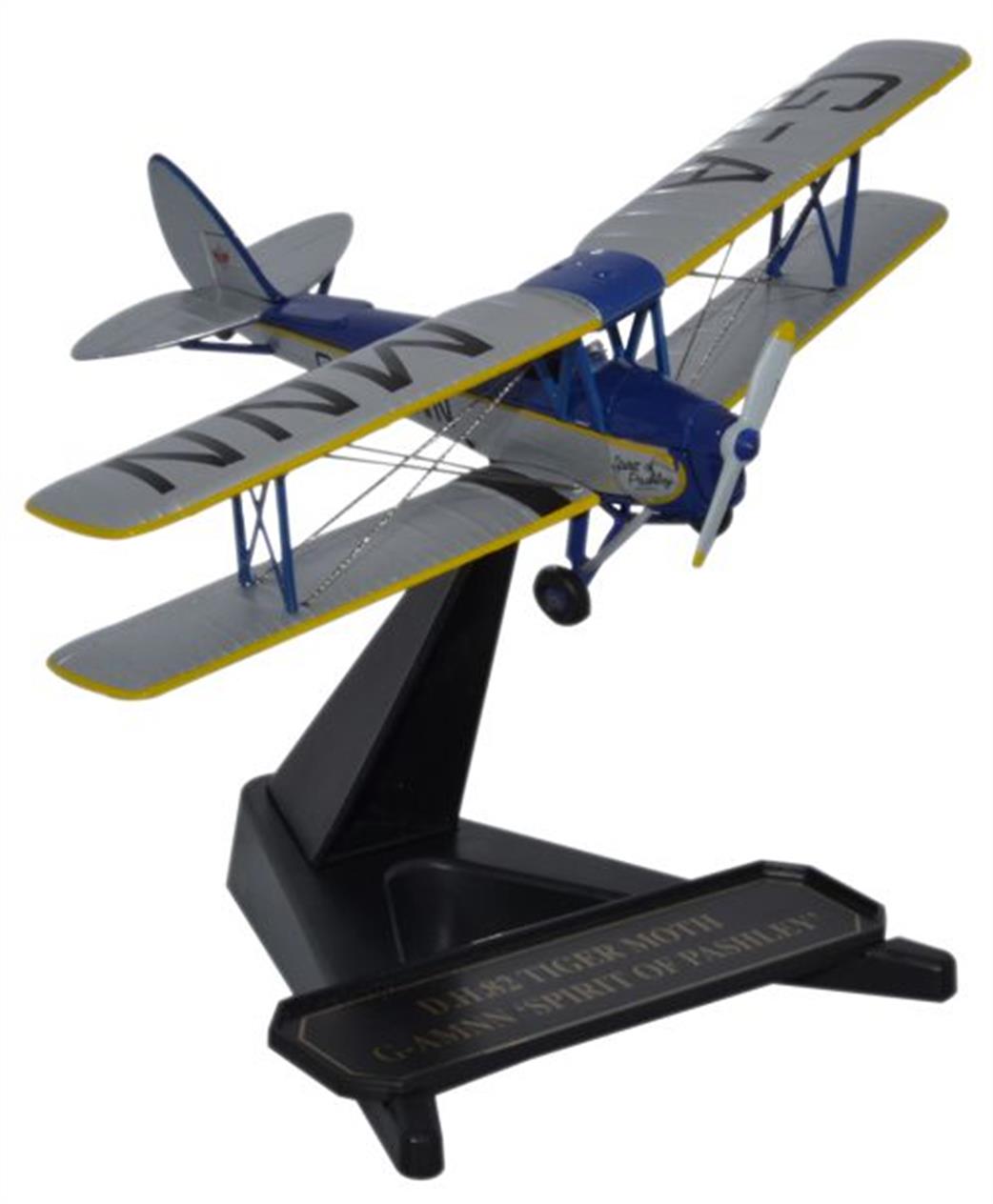 Oxford Diecast 72TM007 DH Tiger Moth G-AMNN Spirit of Pashley 1/72