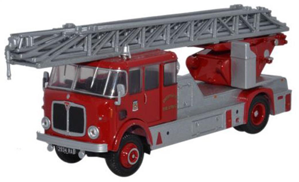 Oxford Diecast 1/76 76AM005 AEC Mercury TL Fire Engine Derbyshire Fire Service