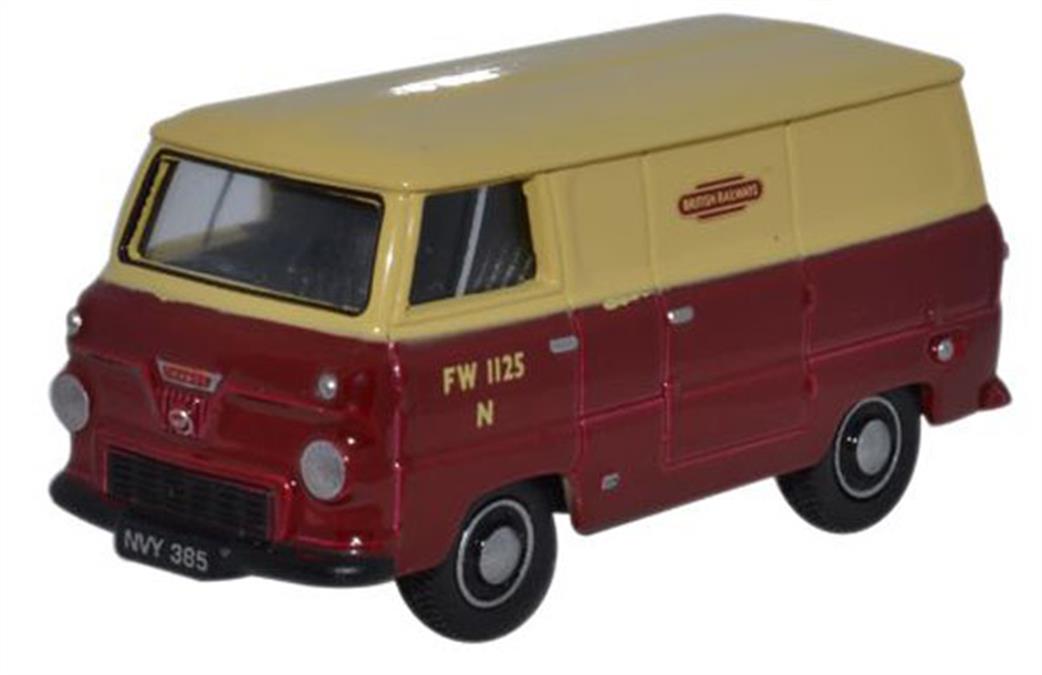 Oxford Diecast 1/76 76FDE001 Ford 400E Van British Rail