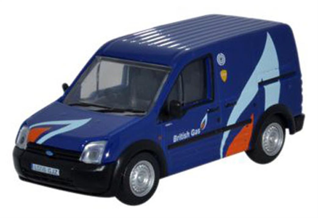 Oxford Diecast 76FTC004 Ford Transit Connect British Gas 1/76