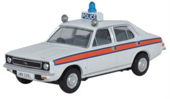 Oxford Diecast 1/76 Morris Marina Cheshire Police 76MAR004Morris Marina Cheshire Police