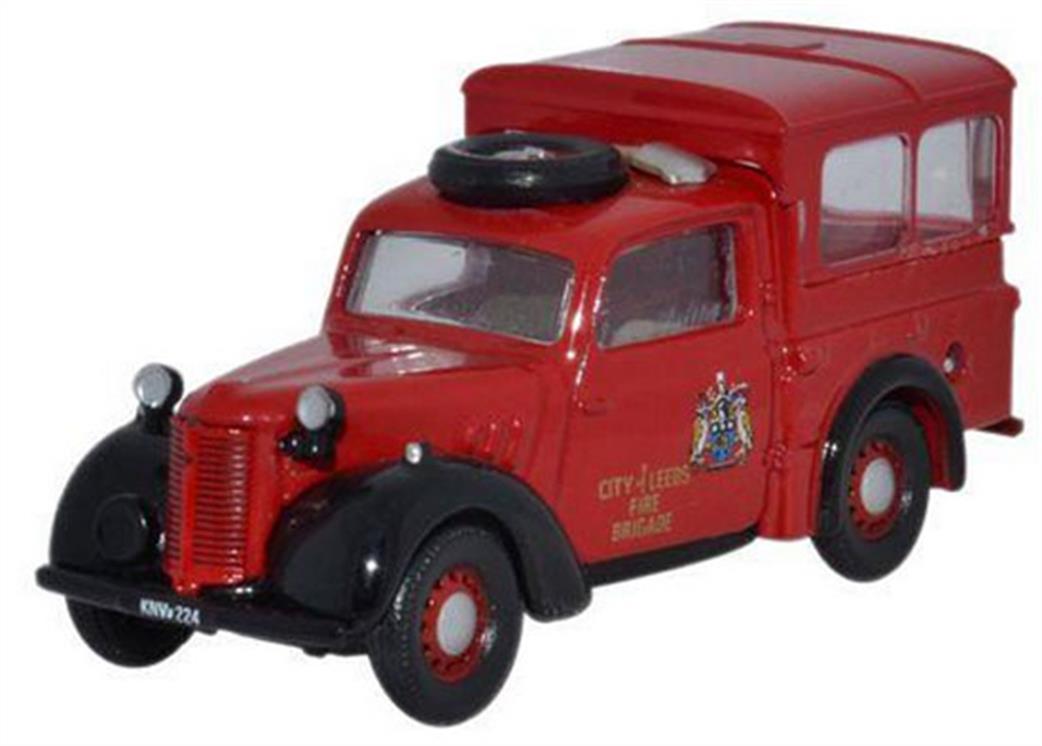Oxford Diecast 76TIL006 Austin Tilly City of Leeds Fire Brigade 1/76