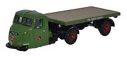 Oxford Diecast 1/148 Scammell Scarab Flatbed BRS Parcels NRAB005Scammell Scarab Flatbed BRS Parcels