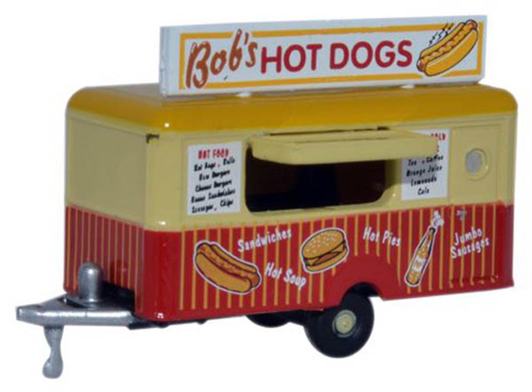 Oxford Diecast 1/148 NTRAIL001 Mobile Trailer Bobs Hot Dogs