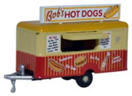 Oxford Diecast 1/148 Mobile Trailer Hot Bobs Hot Dogs NTRAIL001