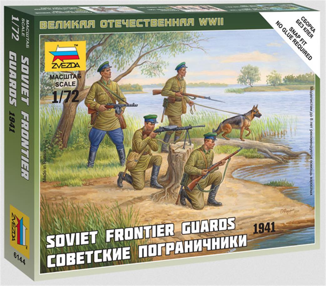 Zvezda 1/72 6144 Soviet Frontier Guard 1941 Figure Set
