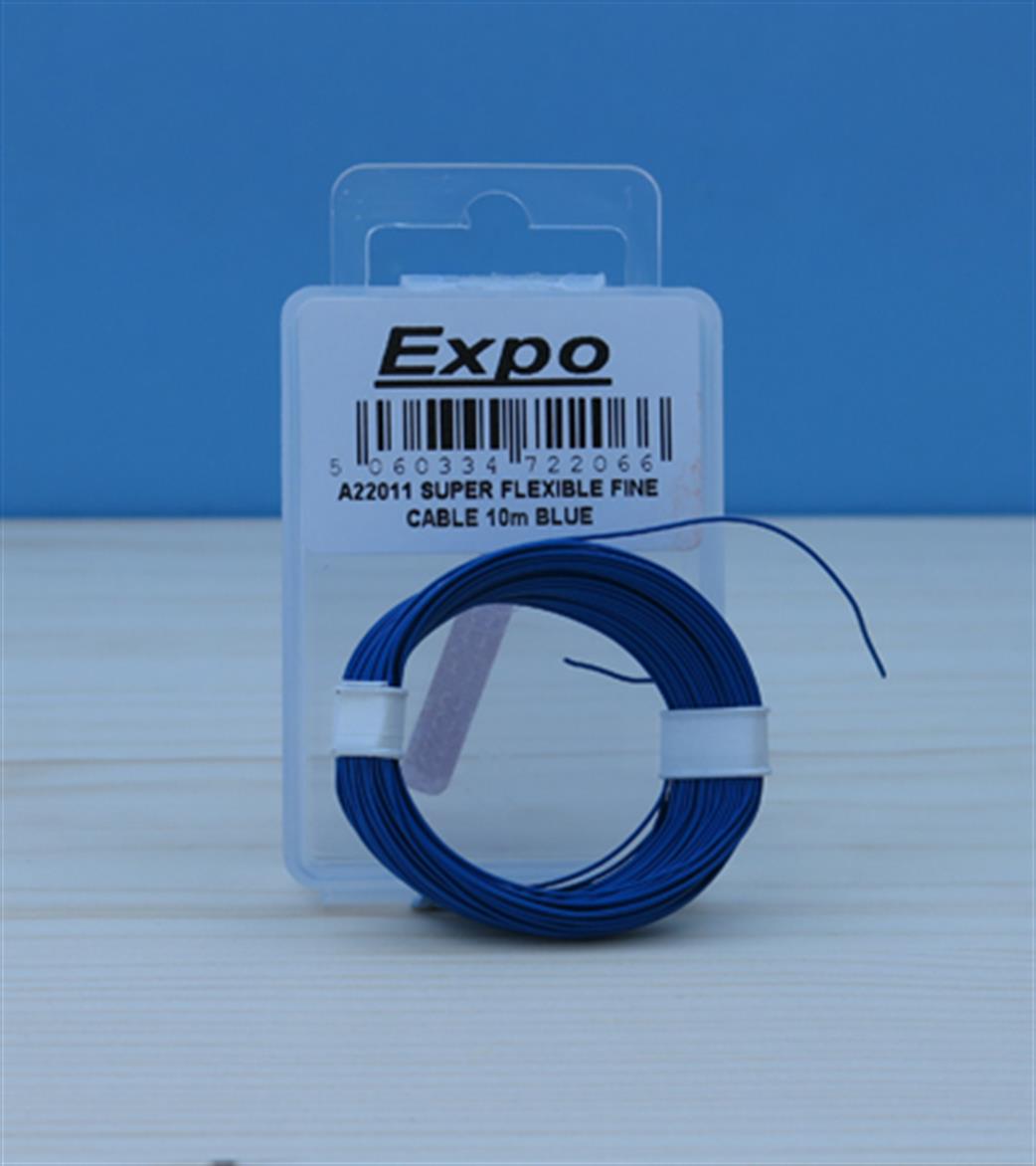 Expo  A22011 Very Fine Blue Wire 10m
