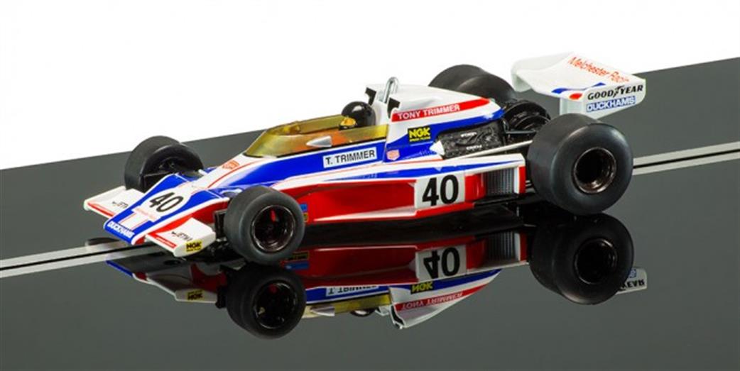 Scalextric 1/32 C3414A Legends Mclaren M23 driven by Tony Trimmer