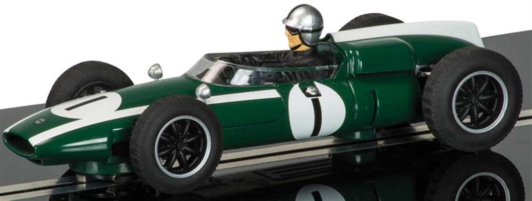 Scalextric 1/32 C3658A Legends Cooper Climax Jack Brabham Slot Car Model