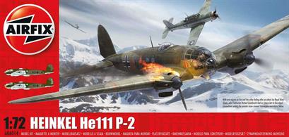 Airfix A06014 1/72nd Heinkel He111 P2 German WW2 Bomber Kit Glue and paints are required